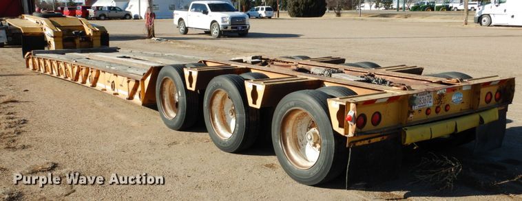 image for item DF7402 1996 Load King 503 PHD lowboy equipment trailer