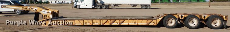 image for item DF7402 1996 Load King 503 PHD lowboy equipment trailer