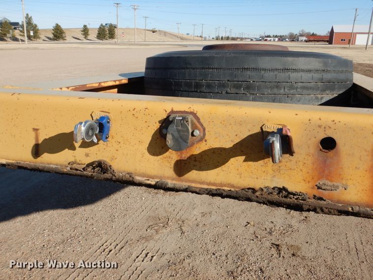 image for item DF7402 1996 Load King 503 PHD lowboy equipment trailer