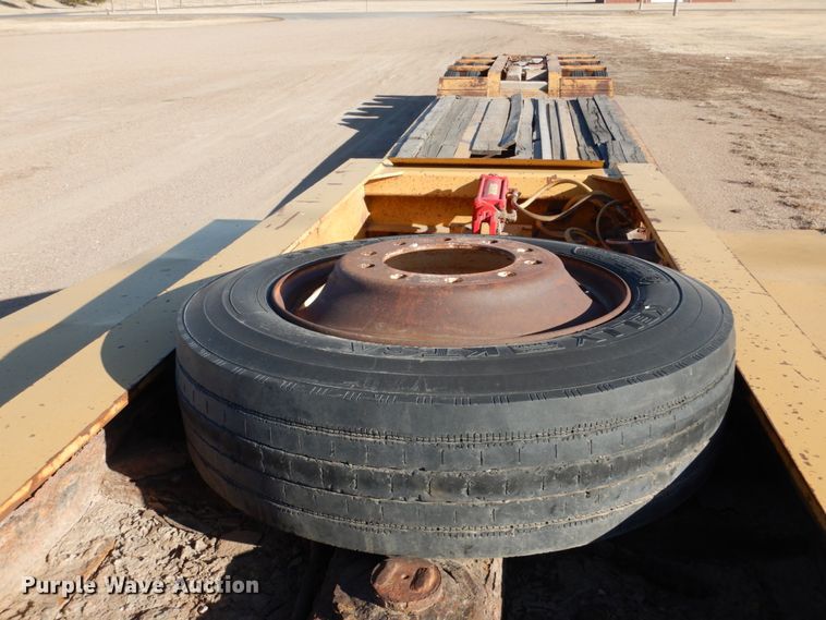 image for item DF7402 1996 Load King 503 PHD lowboy equipment trailer