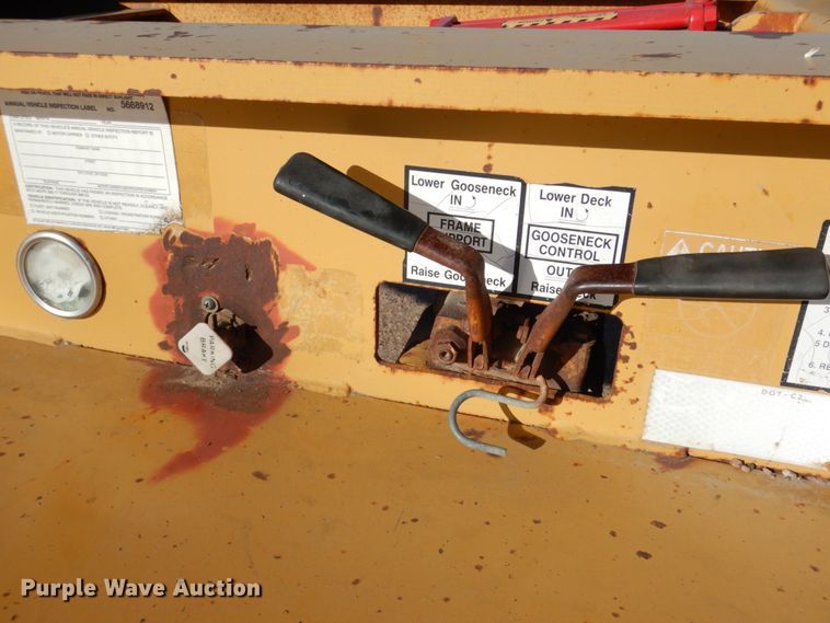 image for item DF7402 1996 Load King 503 PHD lowboy equipment trailer