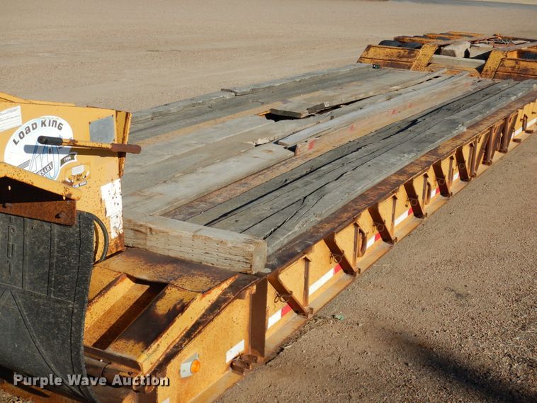 image for item DF7402 1996 Load King 503 PHD lowboy equipment trailer