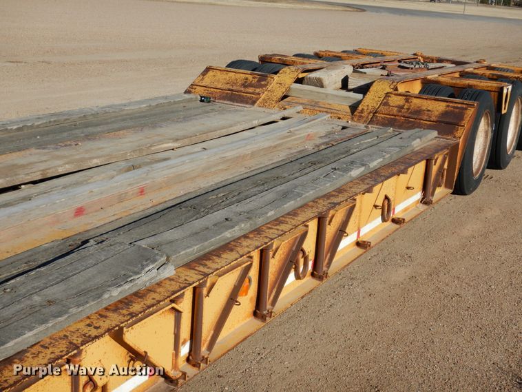 image for item DF7402 1996 Load King 503 PHD lowboy equipment trailer