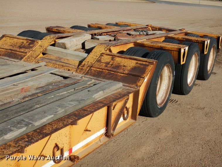 image for item DF7402 1996 Load King 503 PHD lowboy equipment trailer