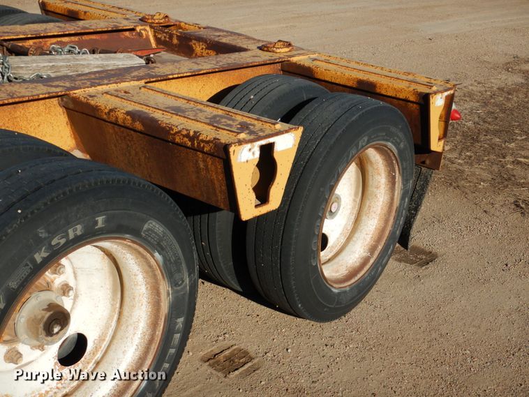 image for item DF7402 1996 Load King 503 PHD lowboy equipment trailer