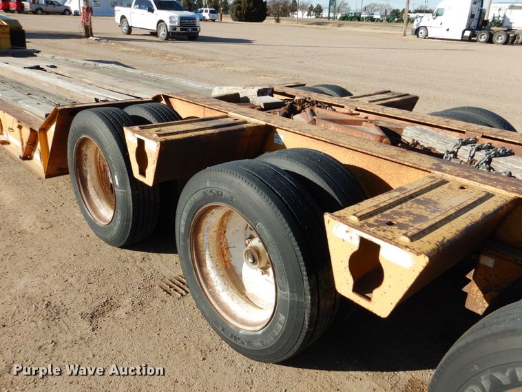 image for item DF7402 1996 Load King 503 PHD lowboy equipment trailer