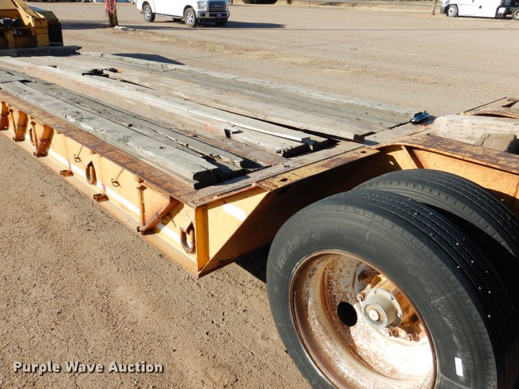 image for item DF7402 1996 Load King 503 PHD lowboy equipment trailer