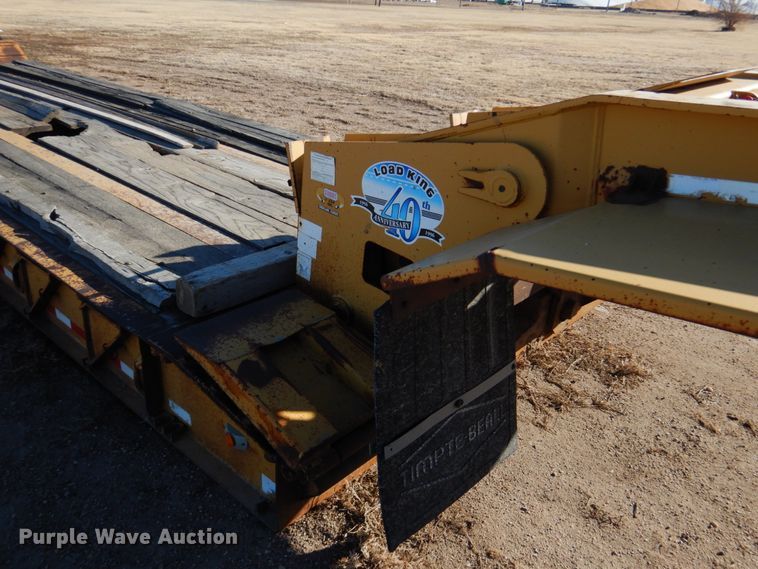 image for item DF7402 1996 Load King 503 PHD lowboy equipment trailer