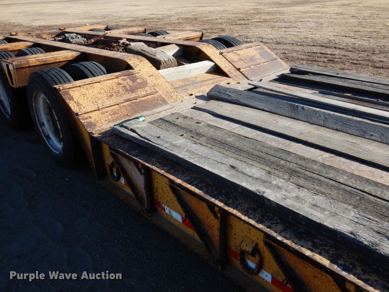 image for item DF7402 1996 Load King 503 PHD lowboy equipment trailer