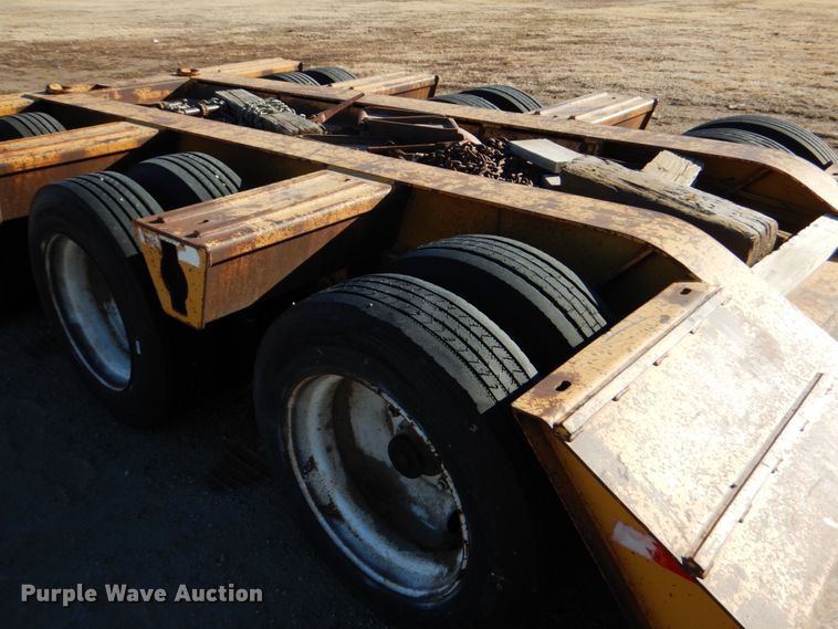 image for item DF7402 1996 Load King 503 PHD lowboy equipment trailer