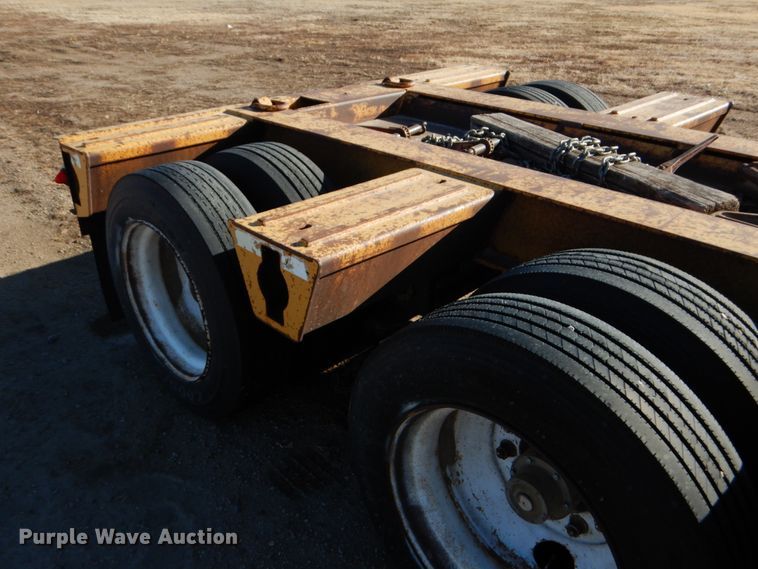 image for item DF7402 1996 Load King 503 PHD lowboy equipment trailer