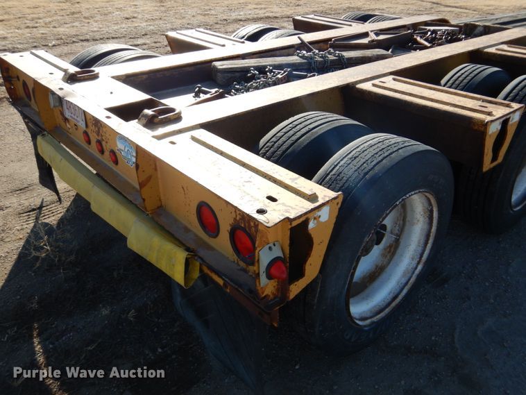 image for item DF7402 1996 Load King 503 PHD lowboy equipment trailer