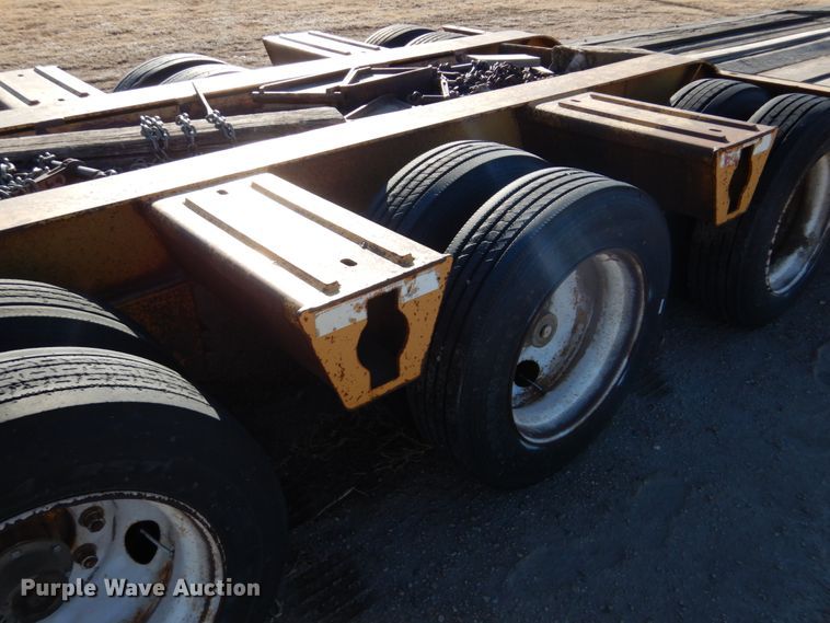 image for item DF7402 1996 Load King 503 PHD lowboy equipment trailer