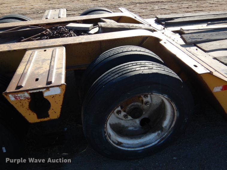 image for item DF7402 1996 Load King 503 PHD lowboy equipment trailer