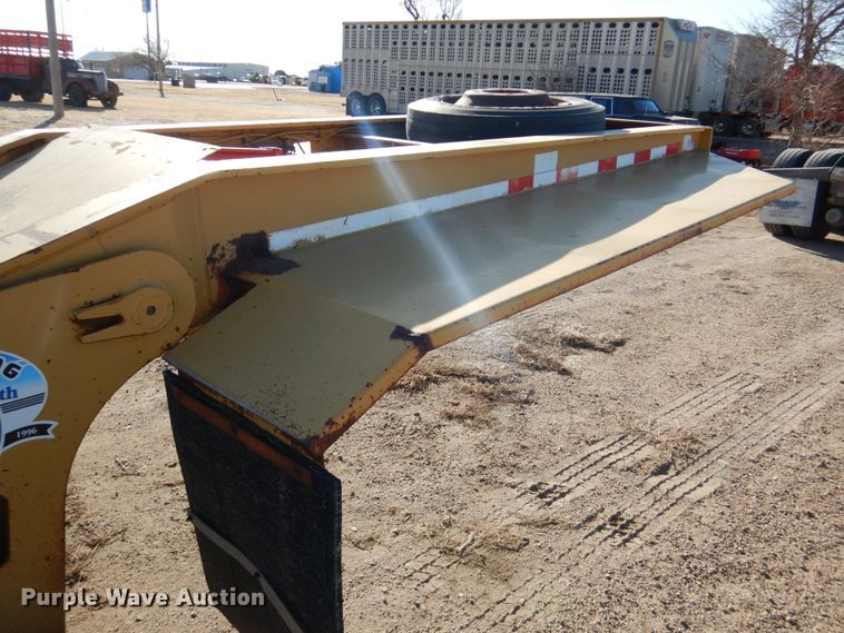 image for item DF7402 1996 Load King 503 PHD lowboy equipment trailer