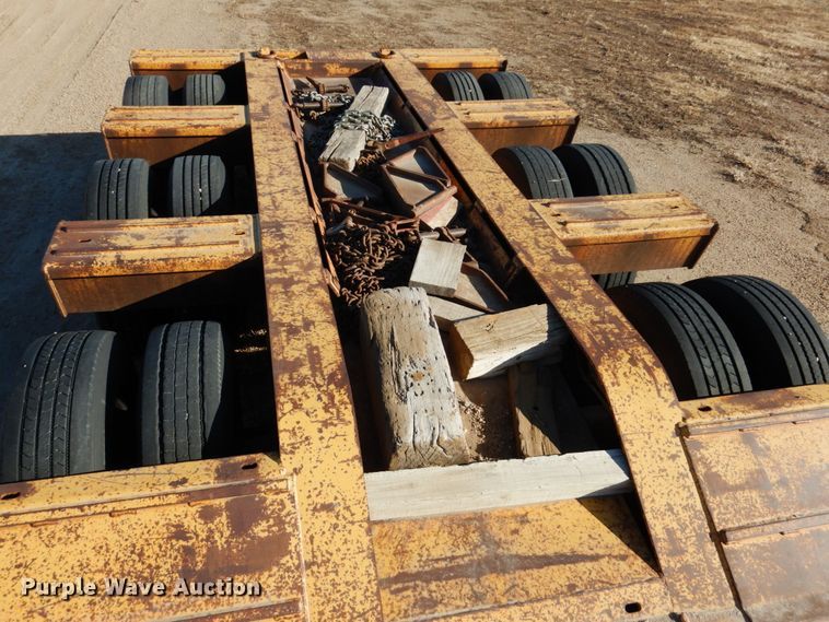 image for item DF7402 1996 Load King 503 PHD lowboy equipment trailer