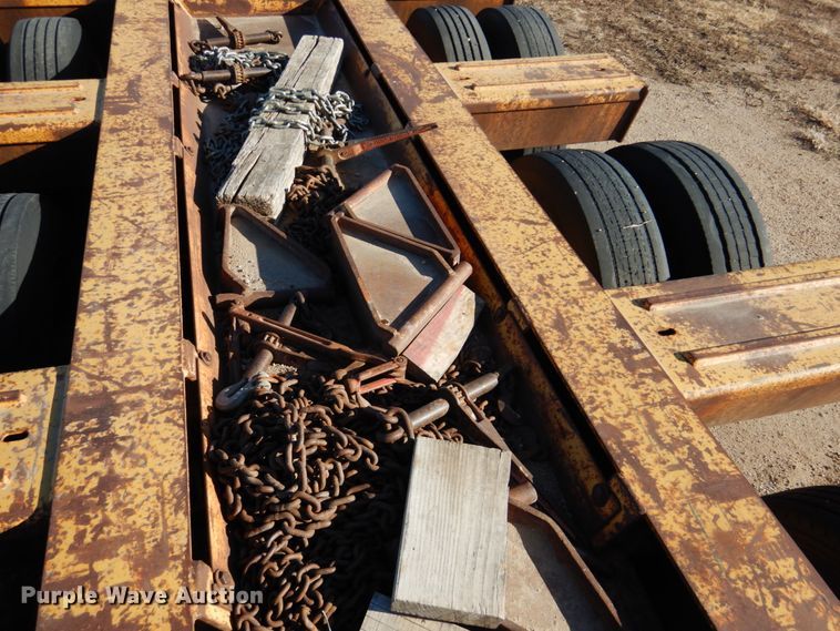 image for item DF7402 1996 Load King 503 PHD lowboy equipment trailer