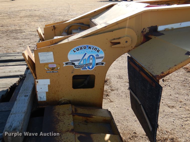 image for item DF7402 1996 Load King 503 PHD lowboy equipment trailer