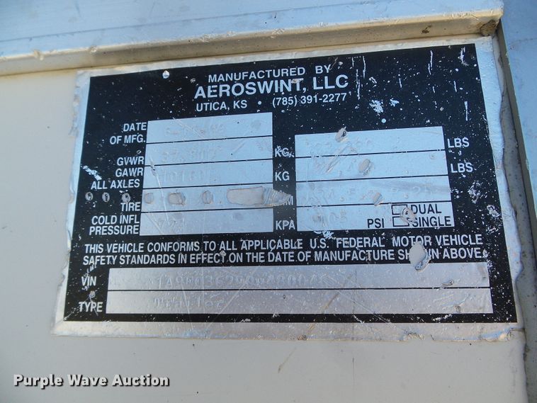 image for item DH4814 2010 Aeroswint silage trailer