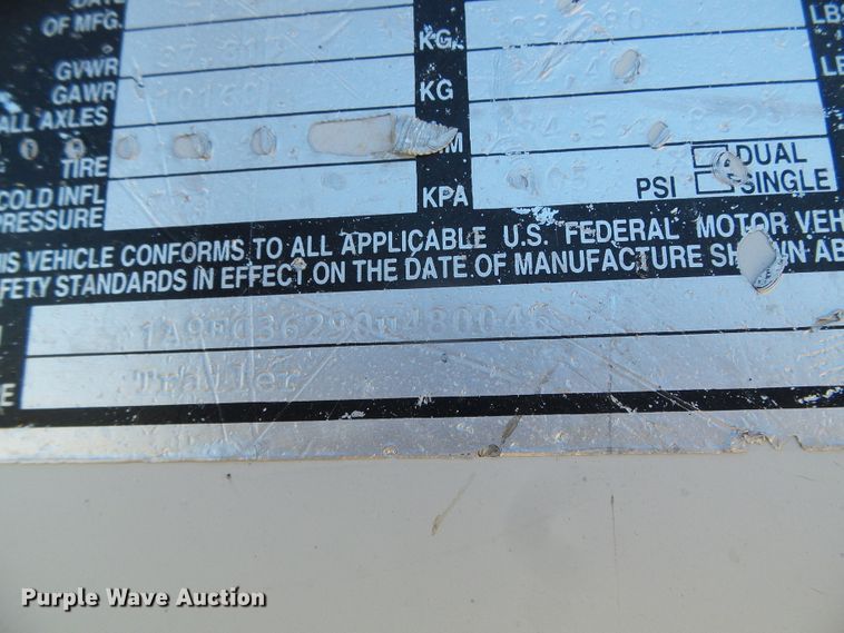 image for item DH4814 2010 Aeroswint silage trailer