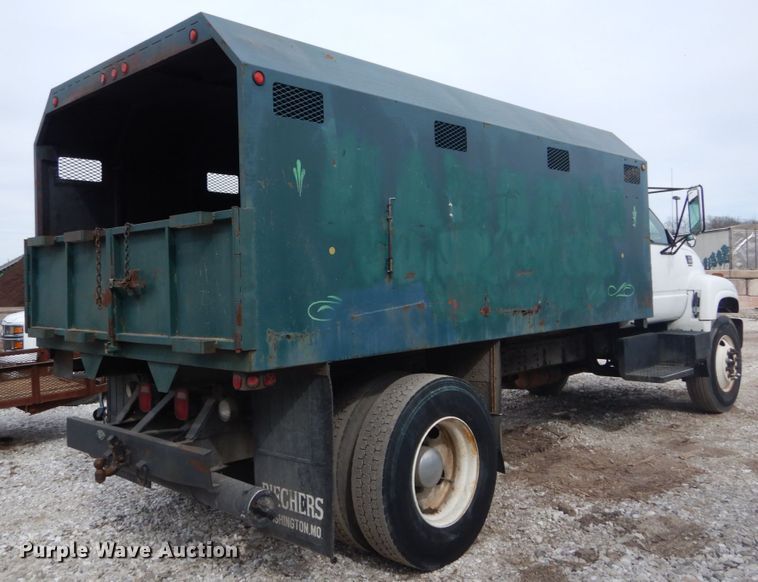 image for item DH5093 1999 GMC C6500 chip bed truck