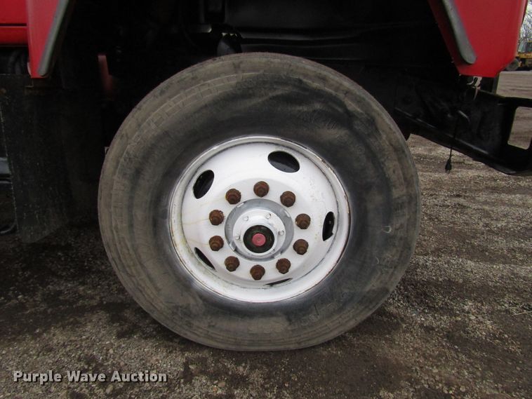 image for item DH8453 1999 Mack DM600 roll-off container truck