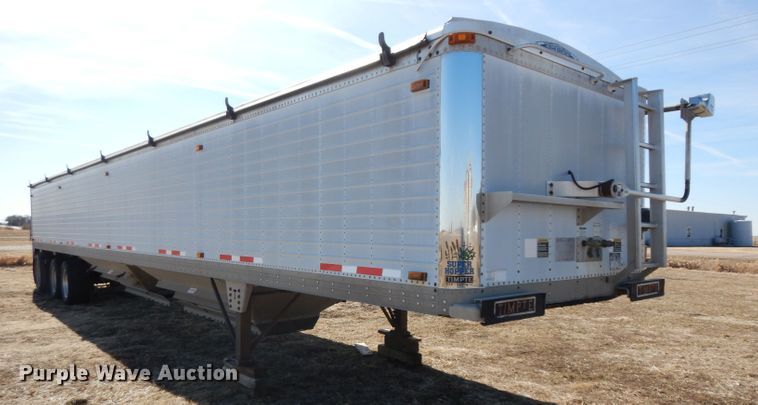 image for item ER9968 2001 Timpte double hopper bottom grain trailer