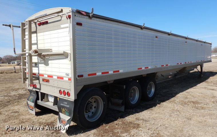 image for item ER9968 2001 Timpte double hopper bottom grain trailer