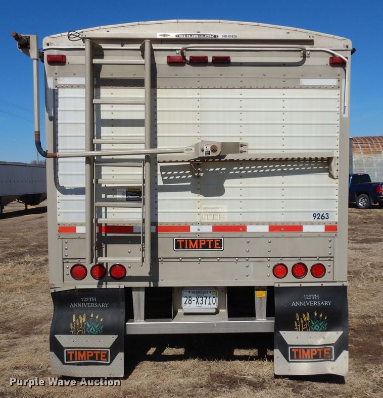image for item ER9968 2001 Timpte double hopper bottom grain trailer