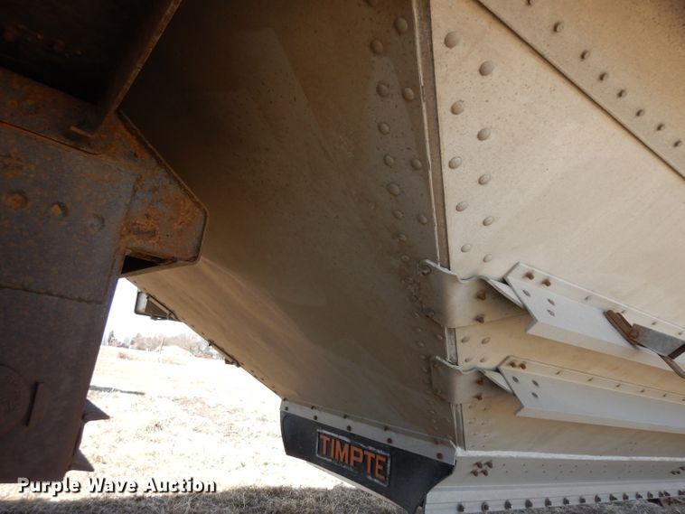 image for item ER9968 2001 Timpte double hopper bottom grain trailer