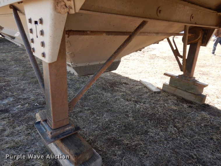 image for item ER9968 2001 Timpte double hopper bottom grain trailer