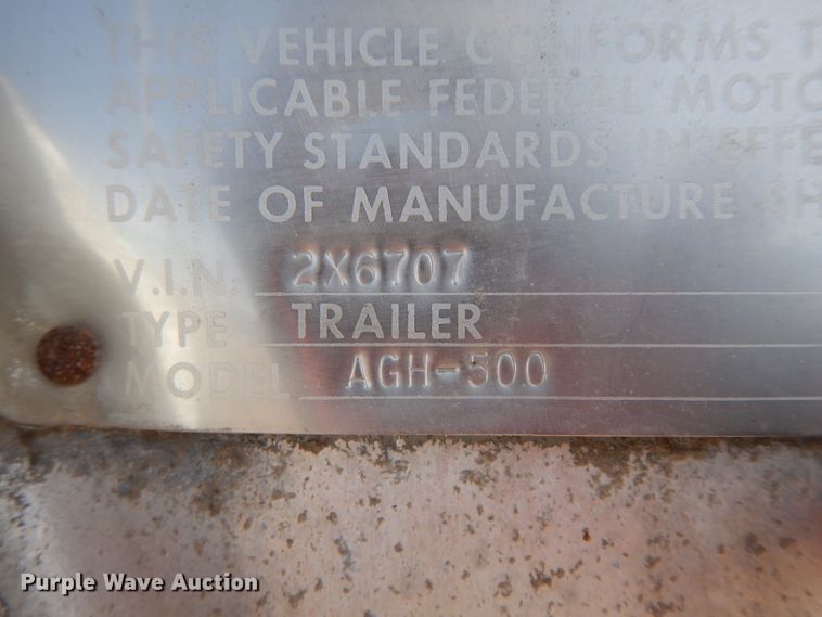 image for item ER9969 1979 Wilson double hopper bottom grain trailer