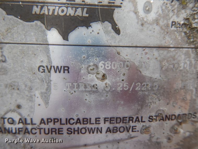 image for item ER9998 1996 Wabash refrigerated dry van trailer