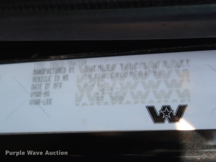 image for item GS9764 2013 Western Star 4900SB semi truck