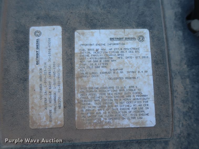 image for item GS9765 2013 Western Star 4900SB semi truck