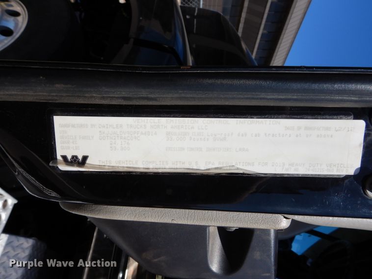 image for item GS9774 2013 Western Star 4900SB semi truck