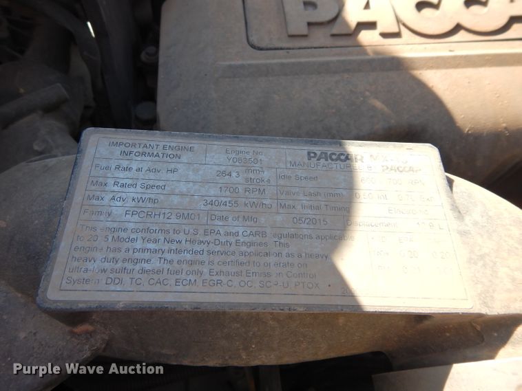 image for item GS9775 2016 Peterbilt 567 semi truck