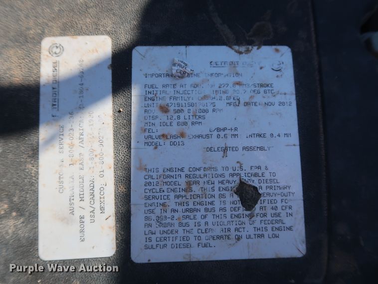 image for item GS9776 2013 Western Star 4900SB semi truck