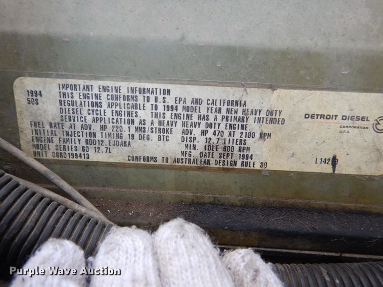 image for item GW9577 1995 Freightliner FLD semi truck