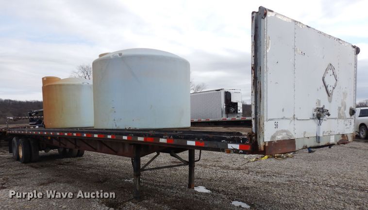 image for item GX9968 1986 Great Dane CPSC48 flatbed trailer