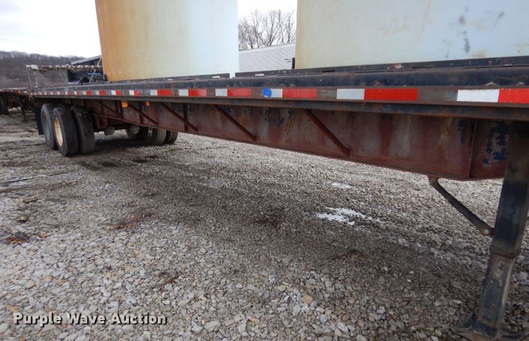 image for item GX9968 1986 Great Dane CPSC48 flatbed trailer