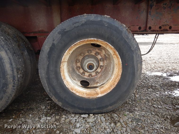 image for item GX9968 1986 Great Dane CPSC48 flatbed trailer