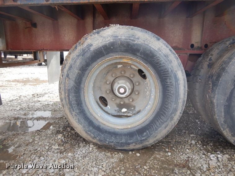 image for item GX9968 1986 Great Dane CPSC48 flatbed trailer