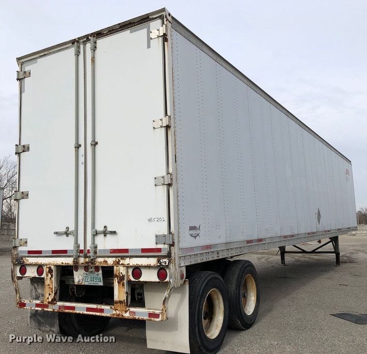 image for item H1320 1996 Wabash dry van trailer