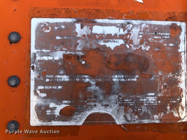 image for item H1322 1996 Wabash dry van trailer