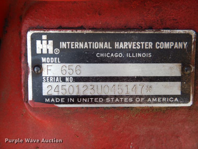 image for item DJ3012 International Farmall 656 tractor