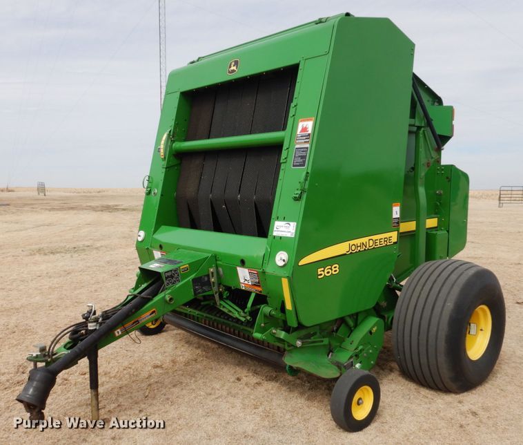 image for item DJ3018 2011 John Deere 568 round baler