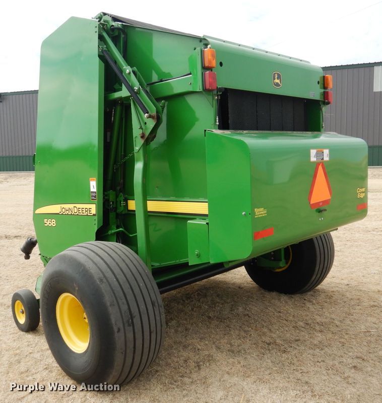 image for item DJ3018 2011 John Deere 568 round baler