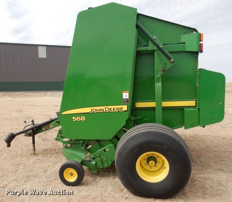 image for item DJ3018 2011 John Deere 568 round baler
