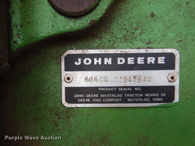 image for item DJ3020 1982 John Deere 4640 tractor
